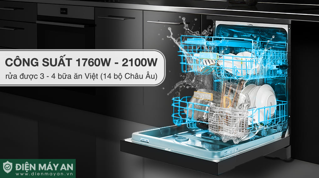 Máy rửa chén bát độc lập Comfee CDWEF1401HB-W-VN